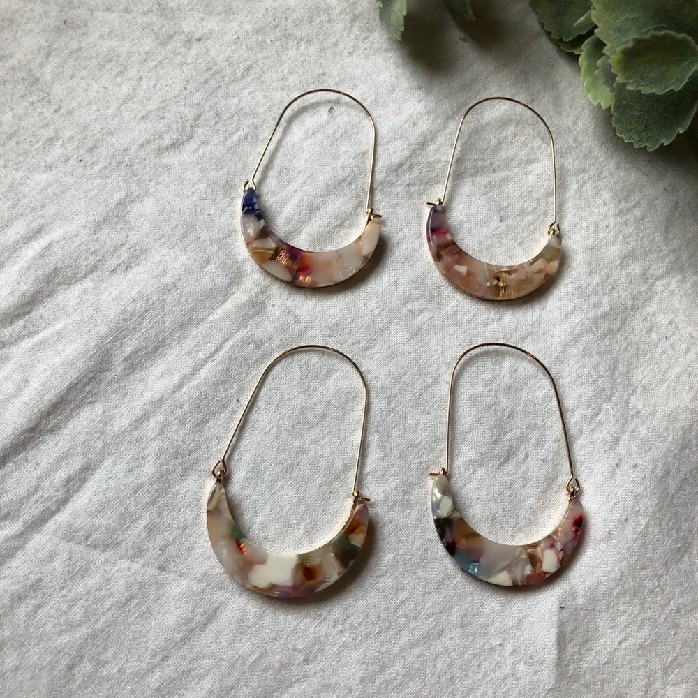 The Andie - Colorful Crescent Hoop! - Picture 6 of 6